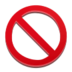 Prohibited Sign :prohibited-sign: